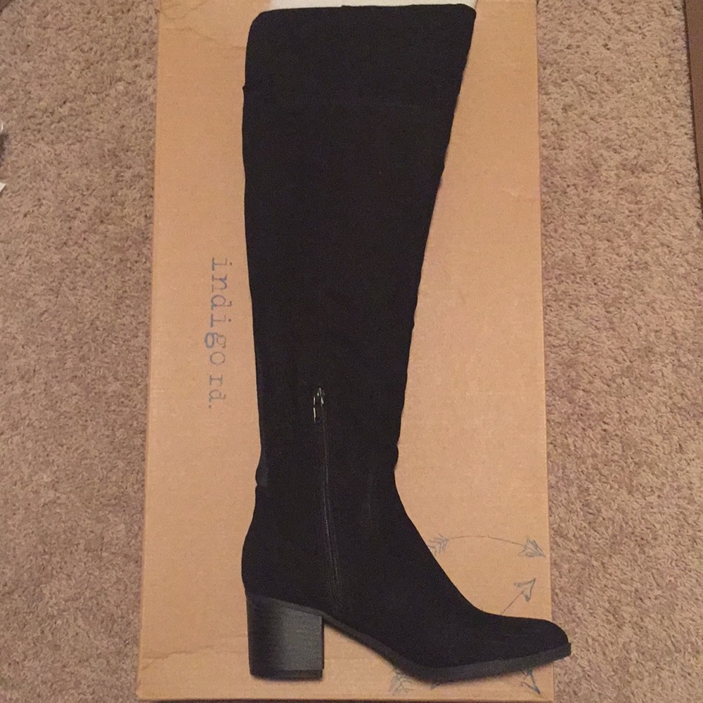 NEW Indigo Rd. O’Neal Blk OTK Boots 7M